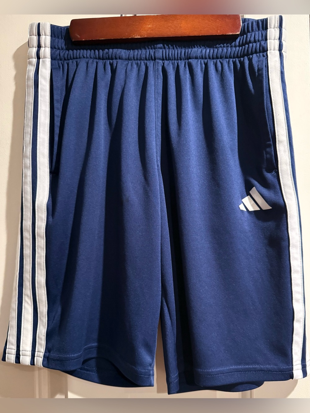 Bundle For Cyndi 2 adidas Boys Athletic Shorts in Gray & Blue sz L - Picture 6 of 10